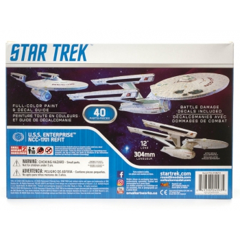 Plastikmodell – 1:1000 Star Trek U.S.S. Enterprise Refit – Wrath of Khan Edition 2 – POL974M